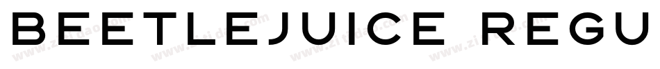 Beetlejuice Regular字体转换